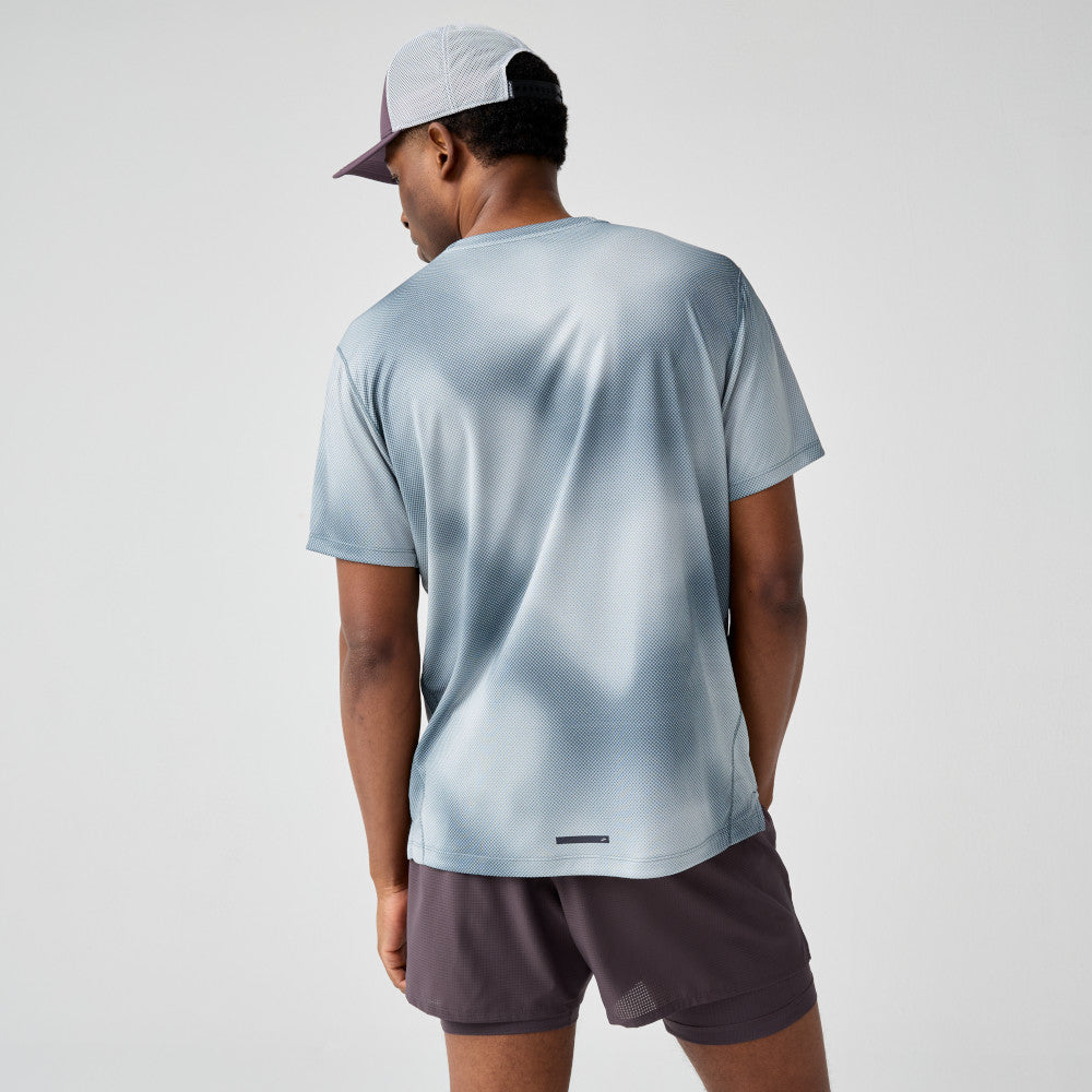 Dash Short Sleeve Printed ( グレー)