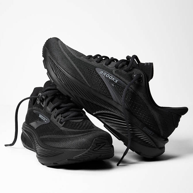再お値下げ‼️BROOKSブルックス　ゴースト　ワイドサイズ　２５.５センチ Ghost18 WIDE (ゴースト18 ワイド ブラック)
