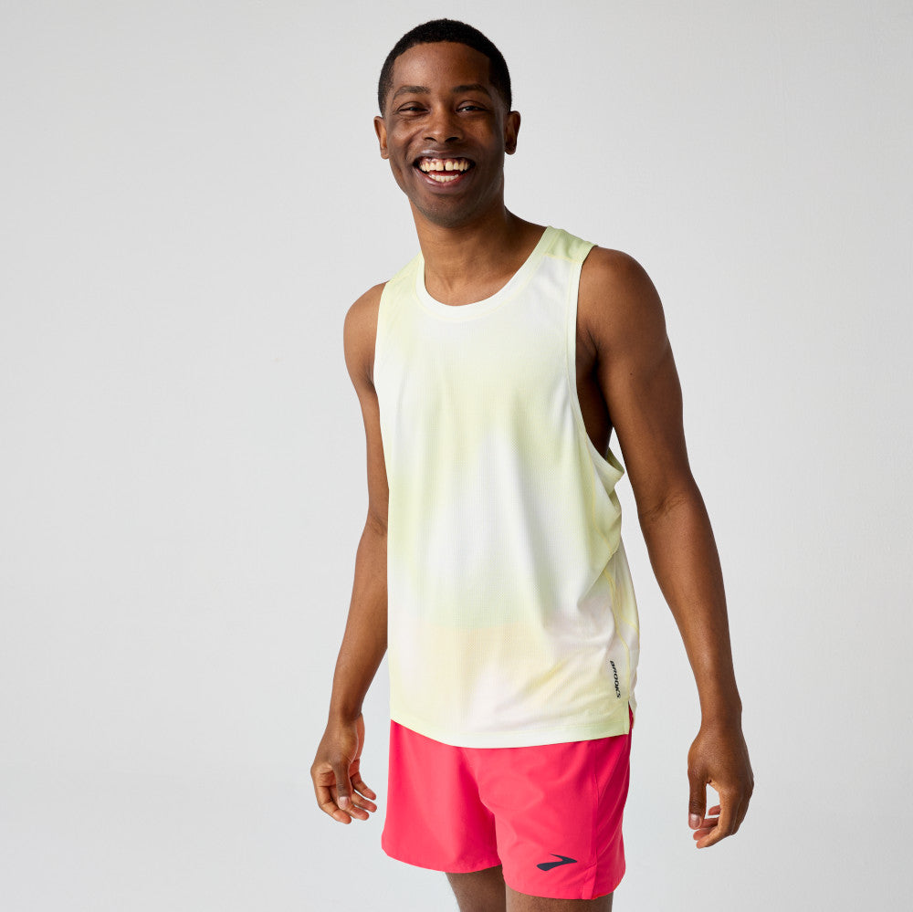 Dash Singlet Printed ( イエロー)